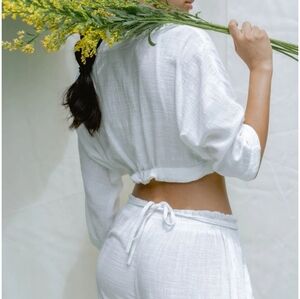 Indigo Luna Flow Linen Set